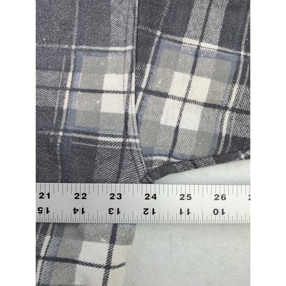 Mens Sedan Clothing Hoodie Sweatshirt Size L Pullover Black Grid Pattern - Picture 3 of 10